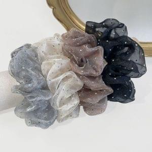 4peças Scrunchie decoração de strass
