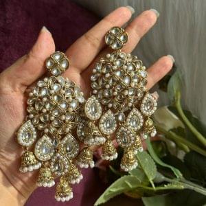 Sajni Kundan Earrings ₹599_- Free Shipping In India