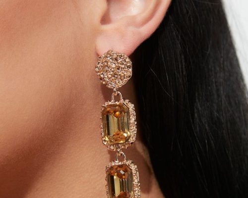 Womens Lets Talk About It Earrings in Gold rjmrddqi2rettu8psubo5uuzwzibqt5gjljuuzdhgg